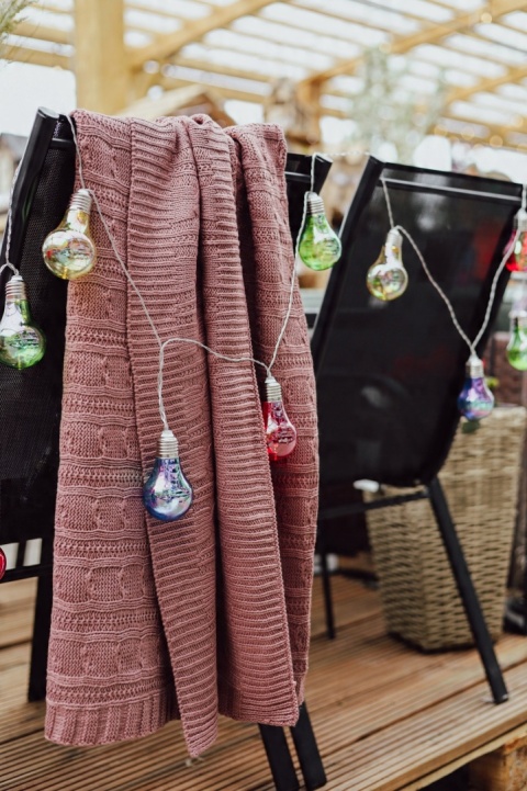 Łańcuch świetlny z kolorowymi żarówkami LED 10 szt