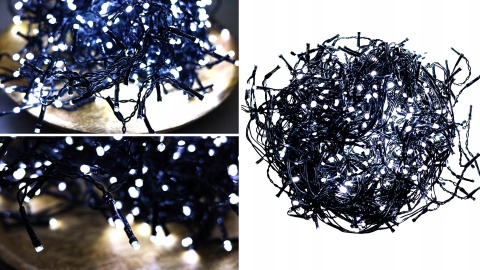 Oświetlenie zewnętrzne świąteczne lampki Boże Narodzenie 90 WHITE OUTDOOR