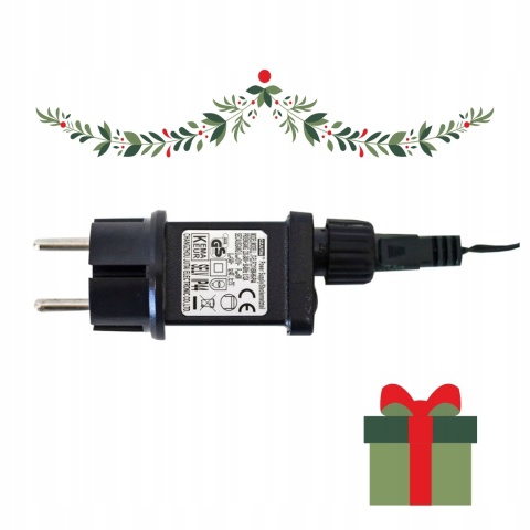 Oświetlenie zewnętrzne świąteczne lampki Boże Narodzenie 90 WHITE OUTDOOR