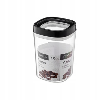 POJEMNIK KW. AMOS 1000ml 29570 CZARNY