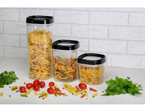 POJEMNIK KW. AMOS 1800ml 29571 CZARNY