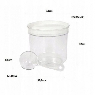 POJEMNIK NA ART.SYPKIE 1L GRANIT