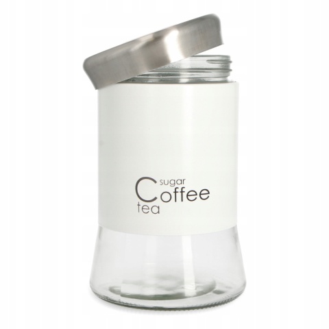 POJEMNIK SZKL. 1000ml GRENO 24732 BIAŁY