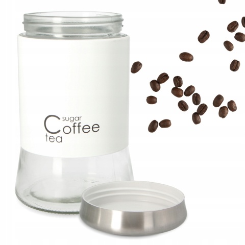 POJEMNIK SZKL. 1000ml GRENO 24732 BIAŁY