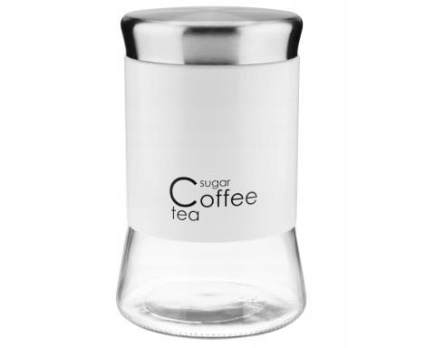 POJEMNIK SZKL. 1000ml GRENO 24732 BIAŁY