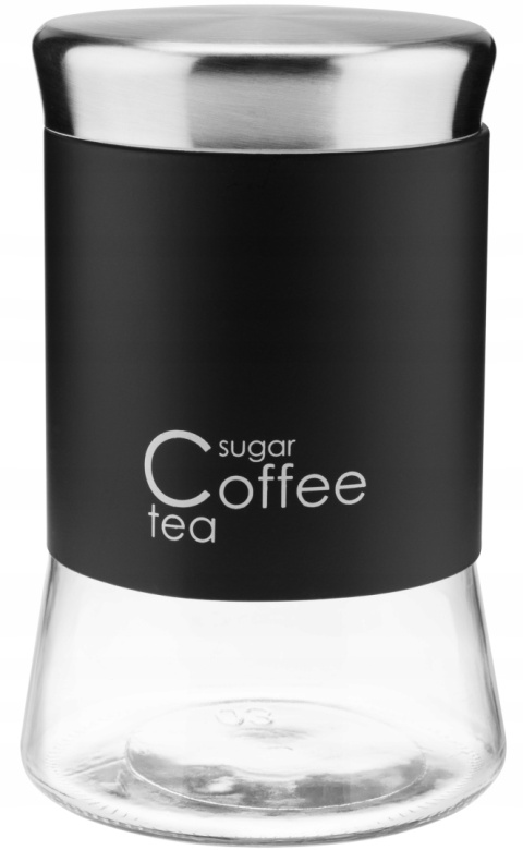 POJEMNIK SZKL. 1000ml GRENO 24732 CZARNY