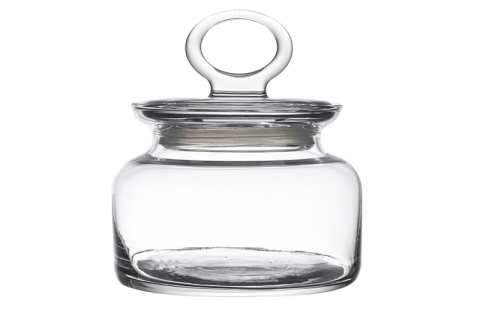 PS-98863-SŁOIK Z POKR.SZKLANĄ 0,5L KITCHEN 64457