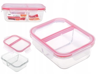 Pojemnik żaroodporny z pokrywą Fusion 950 ml art. 81456 (dzielony)