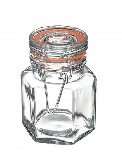 SŁOIK EDO Z KLIPSEM MET.100ml 29356 DISPLAY (12szt)