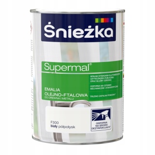 ŚNIEŻKA Supermal półpołysk biały F300 0,8L (SKU)