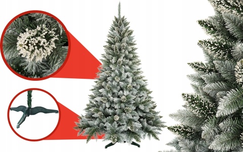 SZTUCZNA CHOINKA SOSNA PERŁOWA 1,80m