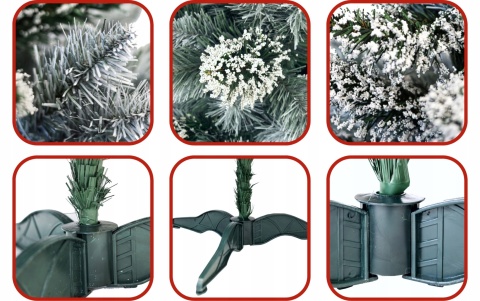 SZTUCZNA CHOINKA SOSNA PERŁOWA 1,80m