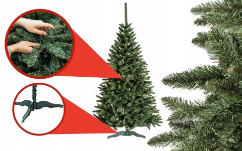 SZTUCZNA CHOINKA ŚWIERK TYTUS 2,20m