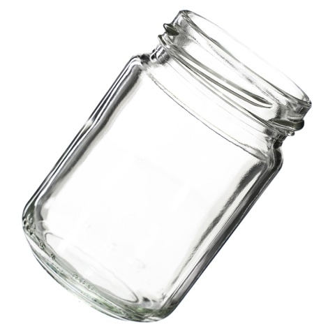 Słoik TO 156ml z kolorową zakrętką fi53- 6szt.