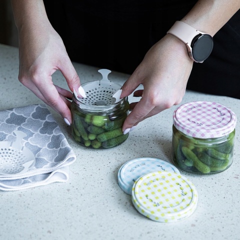 Słoik kawiorowy 330ml fi82/6 z zak. mix 6szt 132332