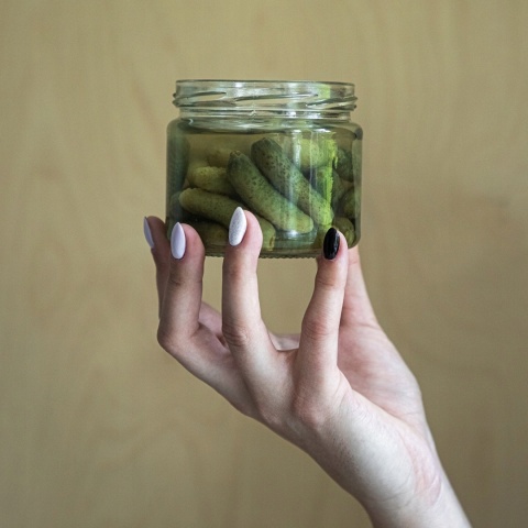 Słoik kawiorowy 330ml fi82/6 z zak. mix 6szt 132332