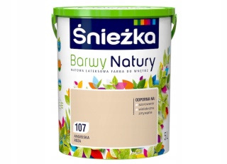 Śnieżka Barwy Natury farba do ścian angielska róża 107 5L