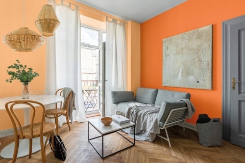 Śnieżka Barwy Natury farba do ścian brzoskwniniowy sad 114 5,0L