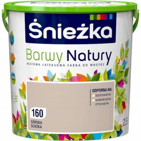 Śnieżka Barwy Natury farba do ścian górska ścieżka 160 2,5L