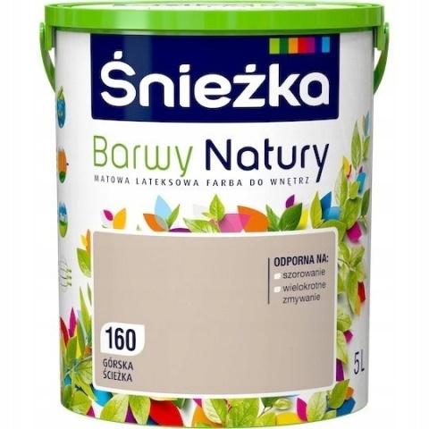 Śnieżka Barwy Natury farba do ścian górska ścieżka 160 poj. 5,0L