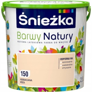 Śnieżka Barwy Natury farba do ścian herbaciana róża 150 poj. 2,5L