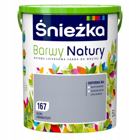 Śnieżka Barwy Natury farba do ścian klon srebrzysty 167 poj. 5,0L