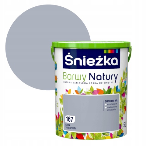 Śnieżka Barwy Natury farba do ścian klon srebrzysty 167 poj. 5,0L