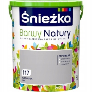 Śnieżka Barwy Natury farba do ścian księżycowa noc 117 5L