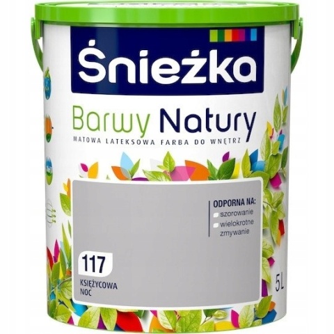 Śnieżka Barwy Natury farba do ścian księżycowa noc 117 5L