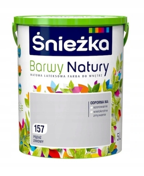 Śnieżka Barwy Natury farba do ścian pejzaż zimowy 157 poj. 5,0L