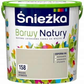 Śnieżka Barwy Natury farba do ścian skaliste wybrzeże 158 2,5L
