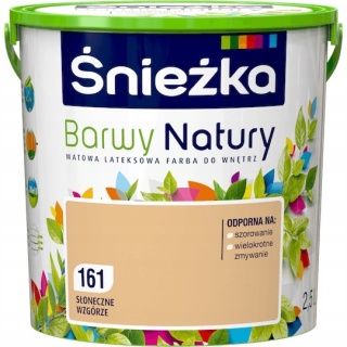 Śnieżka Barwy Natury farba do ścian słoneczne wzgórze 161 2,5L