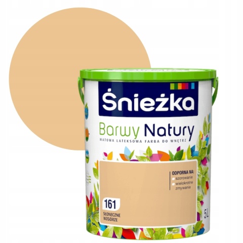 Śnieżka Barwy Natury farba do ścian słoneczne wzgórze 161 poj. 5,0L