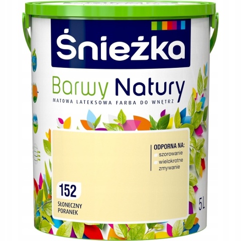 Śnieżka Barwy Natury farba do ścian słoneczny poranek 152 poj. 5,0L