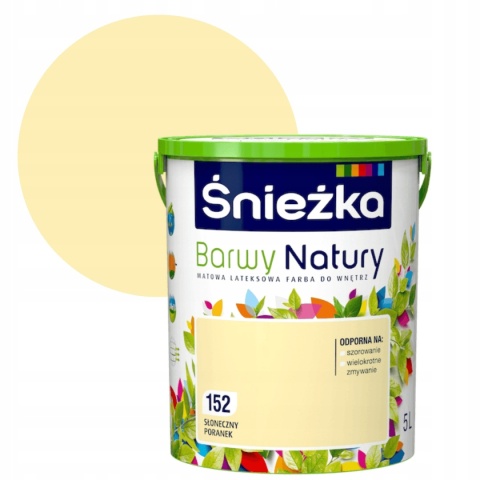 Śnieżka Barwy Natury farba do ścian słoneczny poranek 152 poj. 5,0L