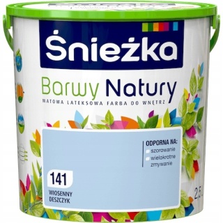 Śnieżka Barwy Natury farba do ścian wiosenny deszczyk 141 poj. 2,5L