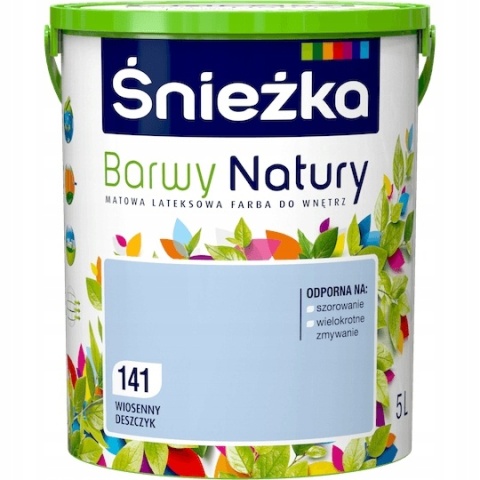 Śnieżka Barwy Natury farba do ścian wiosenny deszczyk 141 poj. 5,0L