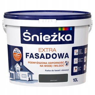 Śnieżka Extra Fasadowa Grafitowy 10L N