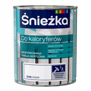 Śnieżka do kaloryferów biały 0,75L.