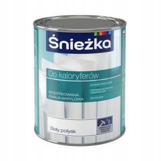 Śnieżka do kaloryferów biały 0,75L.