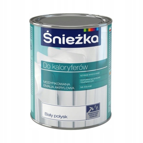 Śnieżka do kaloryferów biały 0,75L.