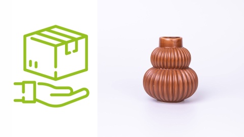 VASE 13X15CM TERRACOTTA