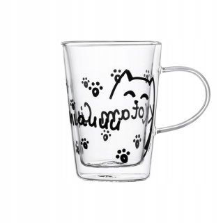 AM-LOVE SZKLANKA TERM 350ML KOTAM CIE