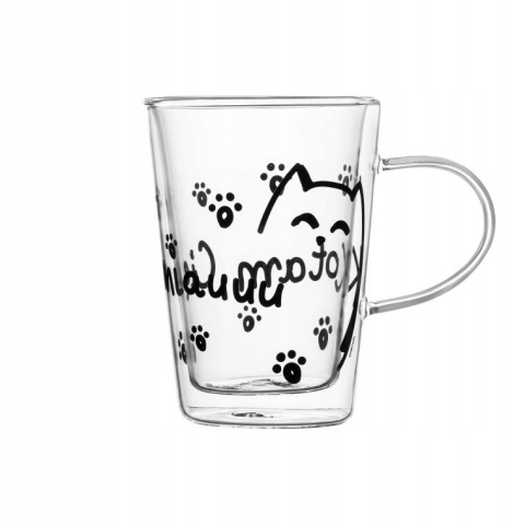 AM-LOVE SZKLANKA TERM 350ML KOTAM CIE