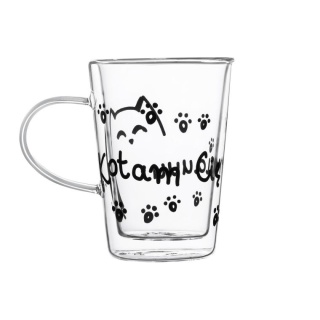 AM-LOVE SZKLANKA TERM 350ML KOTAM CIE