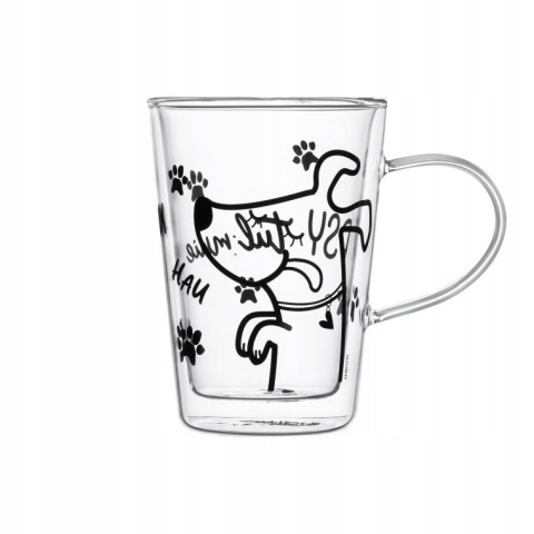 AM-LOVE SZKLANKA TERM 350ML PSYTUL MNIE