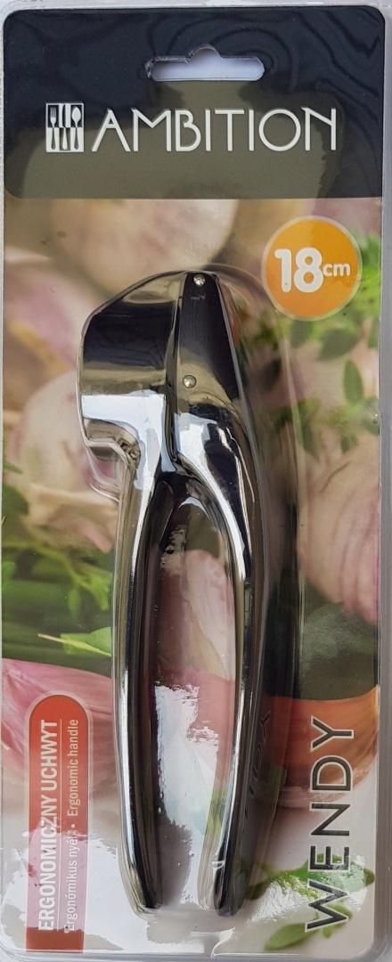 AM - WYCISKACZ DO CZOSNKU CZARNY CHROM / 96612