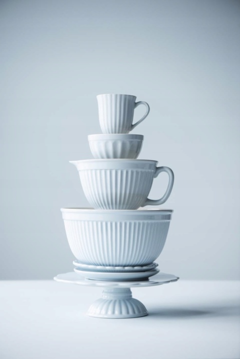 IB Laursen kubek Mynte Stillwater żłobkowany poj.300 ml