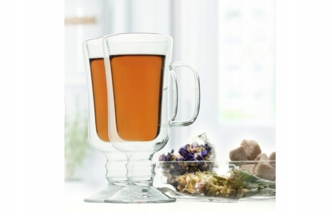 Komplet SZKLANEK TERMICZNYCH Z PODWÓJNĄ ŚCIANKĄ SUBLIME 2 szt. IRISH 200ML