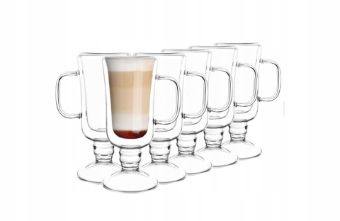 Komplet SZKLANEK TERMICZNYCH Z PODWÓJNĄ ŚCIANKĄ SUBLIME 2 szt. IRISH 200ML